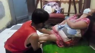 Urut Kaki karena capek Mbak Muda || Mbah Maryono cs