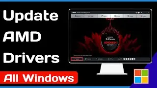 How to Update AMD Radeon Graphics Card Drivers \ AMD Radeon Software Download & Install 2024