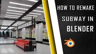 How to recreate subway in blender 2.8 | Blender tutorial |