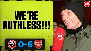 We’re RUTHLESS!!! (Lee Judges) | Sheffield United 0-6 Arsenal