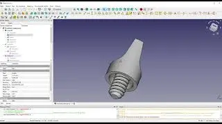 Резьба внешняя FreeCAD верстак стандартные изделия