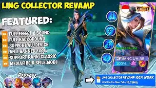 NEW Script Ling Collector No Password | Full Effect & Sounds | Update New Patch MLBB