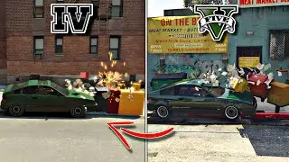 Why GTA IV Is Better Than GTA V (Detail And Physics Comparison) 💥