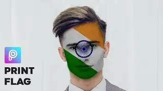 Picsart Print Flag | Best Photo Editing | PicsArt Editing Tutorial