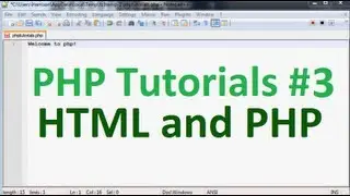 Basic PHP Tutorial 3: HTML with PHP