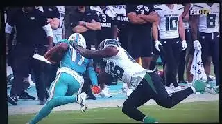 Jets Horse Collar Tackle against Dolphins