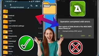 Как исправить ошибку «Операция Zarchiver завершена...»