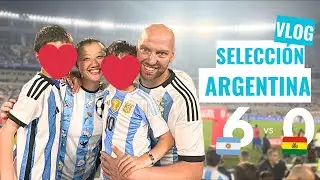 Primera vez viendo a la Selección argentina | Eliminatorias Argentina vs Bolivia | Karina Gao