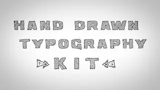 Hand Drawn Typography Kit - Download A-Z Free