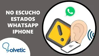 ⚠️  No Escucho los Estados de WhatsApp en iPhone ✔️ SOLUCION