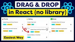 Multiple List Drag and Drop in React [Easiest Way]