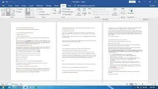 How to View Multiple Pages in MS Word