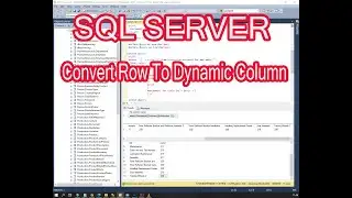 How To Sql Server Convert Row To Dynamic Column