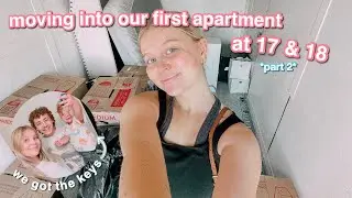 Moving Into Our First Apartment At 17 and 18.. Our First Night Here | part two