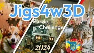 2024 / БЕСКОШТОВНО У СТІМ - Jigs4w3D Puzzle Challenge / / Перший погляд українською