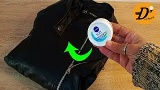 How to clean leather jacket at home IN MINUTES 🙄 Easy cleaning hacks