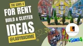 Gated Community Build & Clutter | FOR RENT Expansion Packs Ideas | The Sims 4