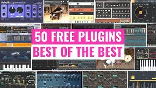 50 FREE VST PLUGINS with Demos!