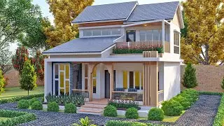 TOP DESIGN IDEAS HOUSE - Most Beautiful House Ideas | House 8x8 Meter -2 Storey