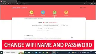 How to Change WiFi Name and WiFi Password in Mercusys Router