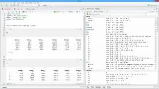 How to Combine Data Set by Columns in R. [HD]