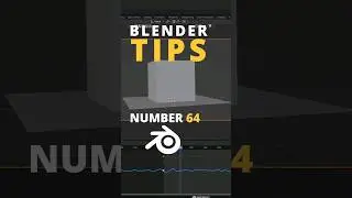 Blender Tip 64 Camera Shake ✔️ #blender #blender3d #blendertutorial #tutorial