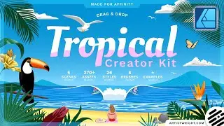 Tropical Creator Kit - Made for Affinity Designer