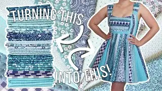I Made a 3600 Degree Circle Skirt (Out of Fabric Quarters!)