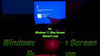 Fix Windows 11 Blue Screen Restart Loop 💻 #youtubeshorts #shorts