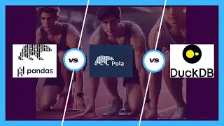 Pandas vs Polars vs DuckDB