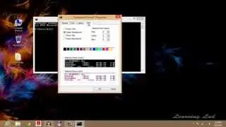 Windows Tips and Tricks : How to Change Text, Background Color of CMD Permanently