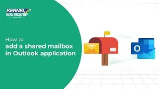 How to add a shared mailbox in Outlook application