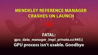 UBUNTU FIX: FATAL:gpu_data_manager_impl_private.cc(445)] GPU process isn't usable. Goodbye.