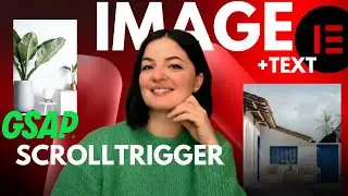 GSAP IMAGE REVEAL ON SCROLL TRIGGER - Elementor Wordpress Tutorial Flex Container