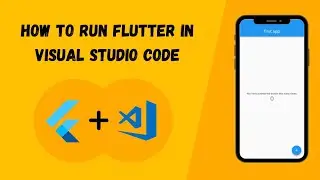 How to run flutter in visual studio code