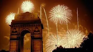 India Celebrates 2021 | New Year Fireworks 2021, India Gate, Delhi