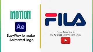 #Fila Motion Logo in After Effect | Logo Animation After Effect 2023