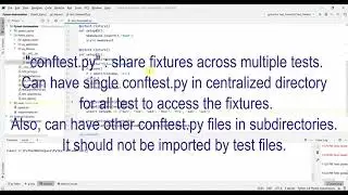 Pytest Tutorial: Sharing Fixtures Through conftest | Pytest Fixtures