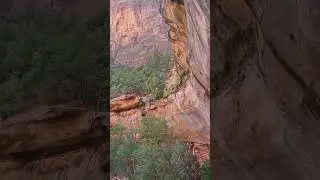 Zion national park. Little fall 