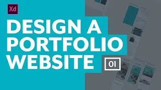 Designing a portfolio website with Adobe XD