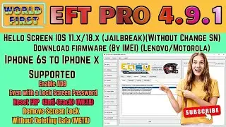 🚨 EFT Pro V4.9.1: Unlock iPhones & iPads in SECONDS! 🔓 + NEW IMEI Firmware Trick!