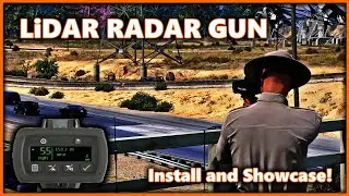 LiDAR Radar Gun | Install and Showcase | LSPDFR | GTA V