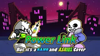 What is Asriel doing here in FNF? [Part 1] (Power Link but it's a Sans and Asriel Cover)