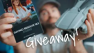 Giving Away MY DRONE, DaVinci Resolve STUDIO, and more!