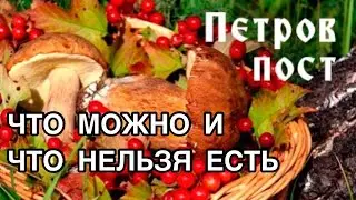 ПЕТРОВ ПОСТ. Установление Петрова поста. Что можно и что нельзя есть в Петров пост