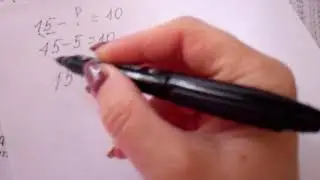 Вычитание чисел 7,8,9. 1 класс.