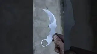 Making Steel Karambit out of Spring