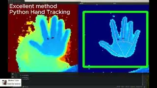 Excellent method  Python Hand Tracking | Cheap 3D ToF Depth Sensor Camera