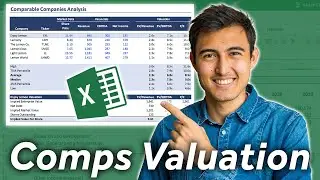 Comparable Company Analysis Excel Walkthrough | Valuation Multiples