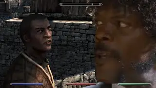 Whenever you walk by Nazeem in Whiterun